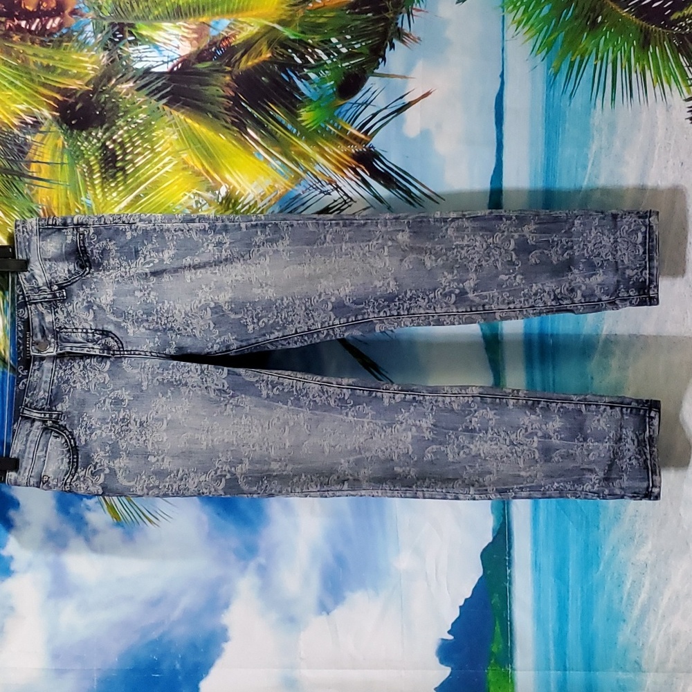 Liverpool jeans co. Penny skinny ankle Lace denim size 6/28